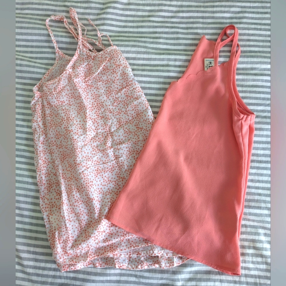Crop Top Bundle Coral XS